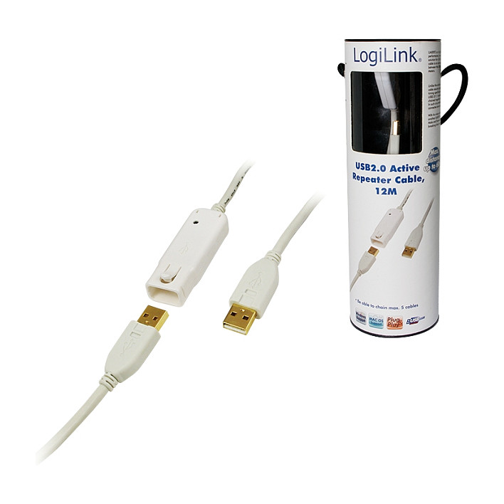LogiLink 12m USB 2.0 USB cable