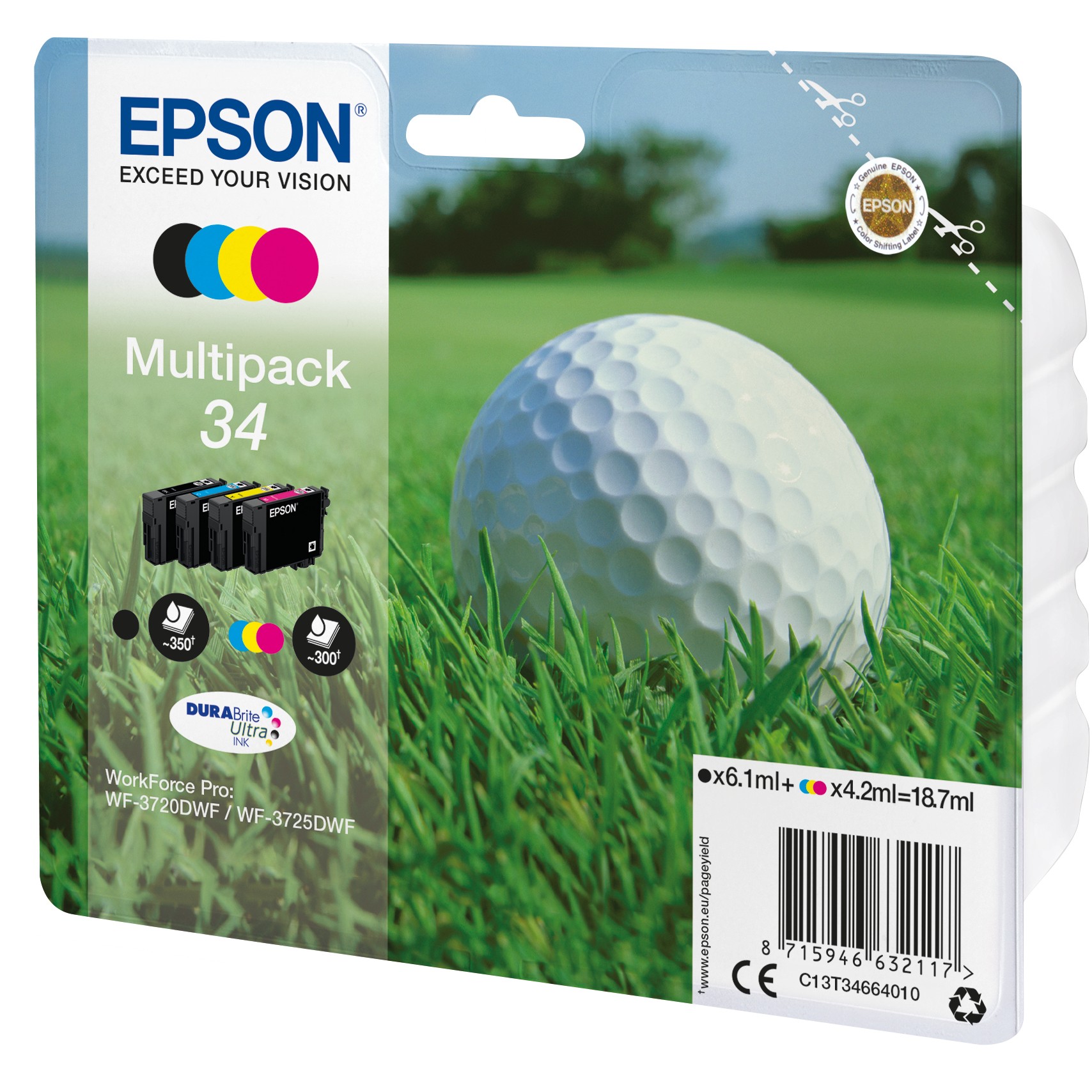 Epson Golf ball C13T34664010 ink cartridge - C13T34664010