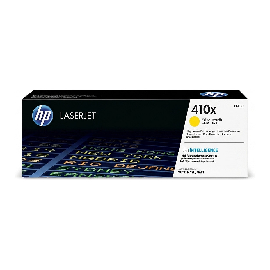 HP # 412X CF412XC yellow Contract-Toner - Hohe Kapazität Toner