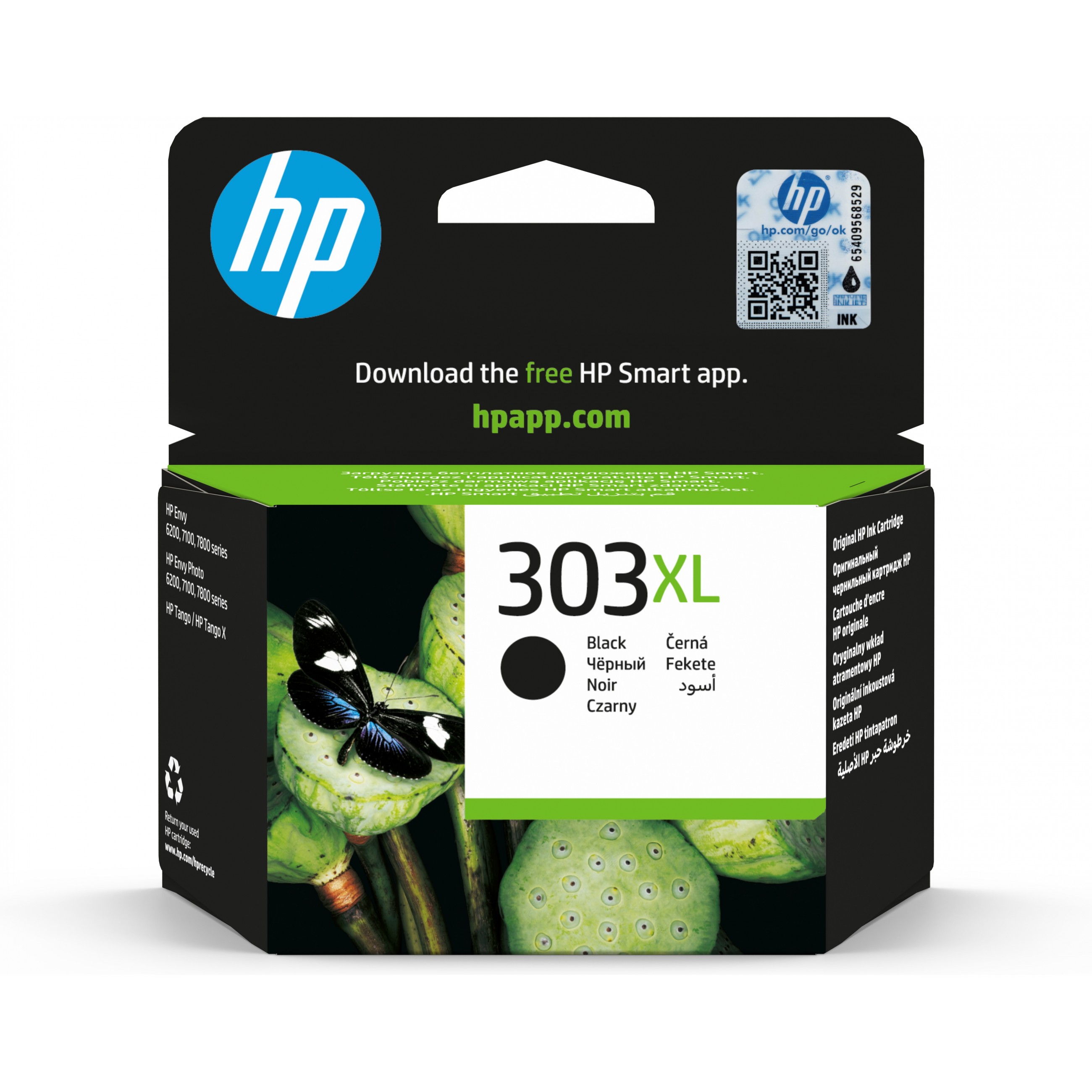 HP 303XL High Yield Black Original ink cartridge - T6N04AE#UUS