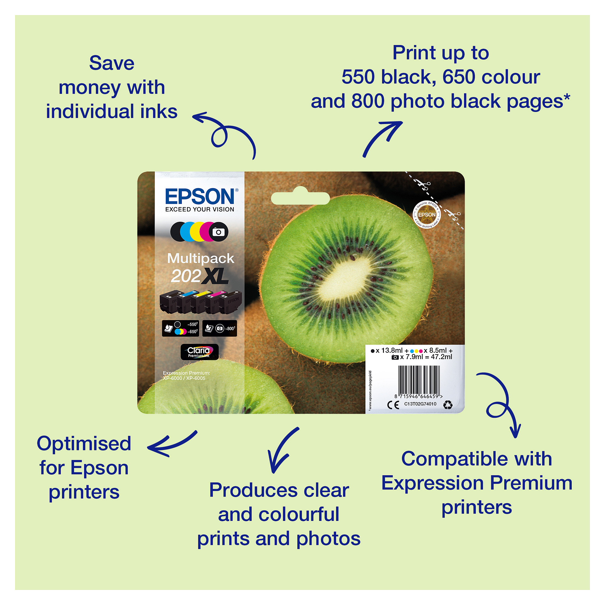 Epson Kiwi 202 ink cartridge