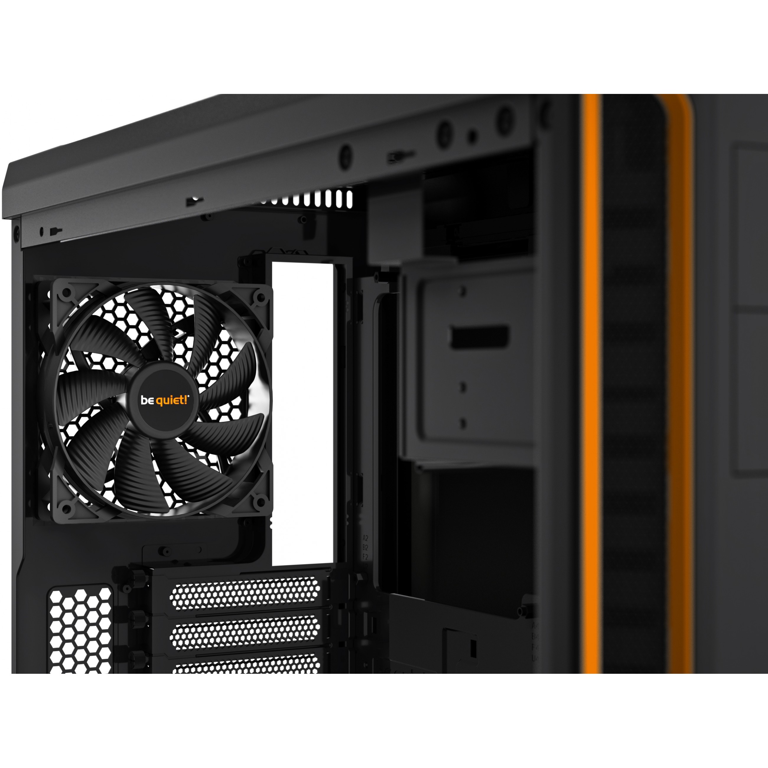 Midi be quiet! PURE BASE 600 orange window, Be Quiet! BGW20 (BILD2)