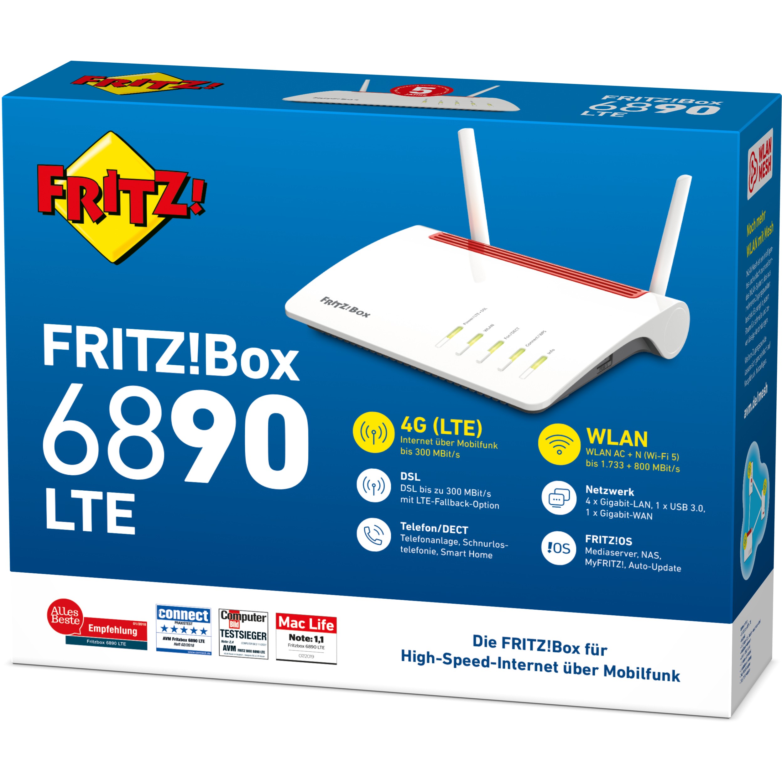 AVM 20002817, Router, FRITZ!Box 6890 LTE wireless router 20002817 (BILD5)