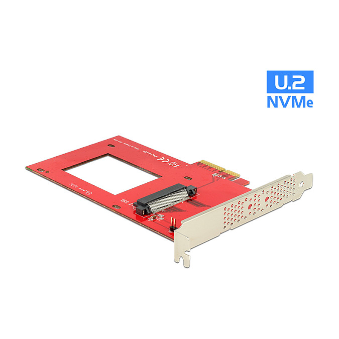 Delock PCI Express Card > 1 x internal U.2 NVMe - Speicher-Controller - 2.5