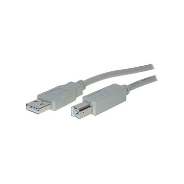USB2.0 USB-A > USB-B (ST-ST) 1,8m Grey