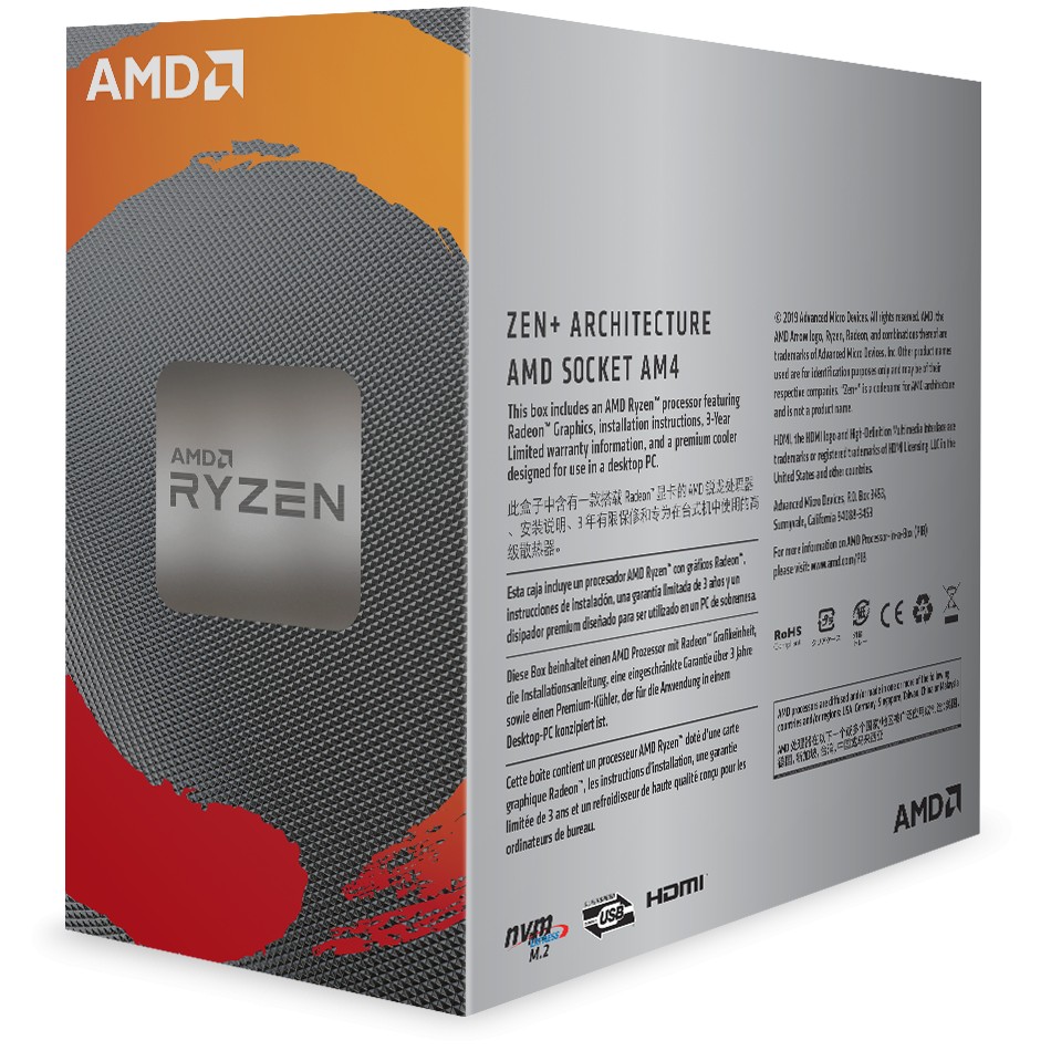 AMD YD3200C5FHBOX, AMD CPUs, AMD Ryzen 3 3200G processor  (BILD3)