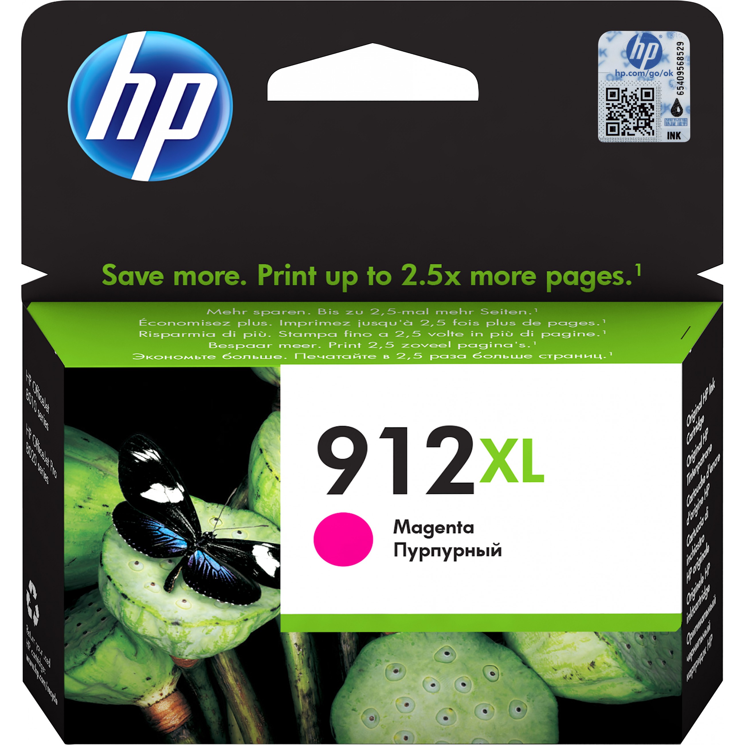 HP 912XL High Yield Magenta Original ink cartridge - 3YL82AE#BGX