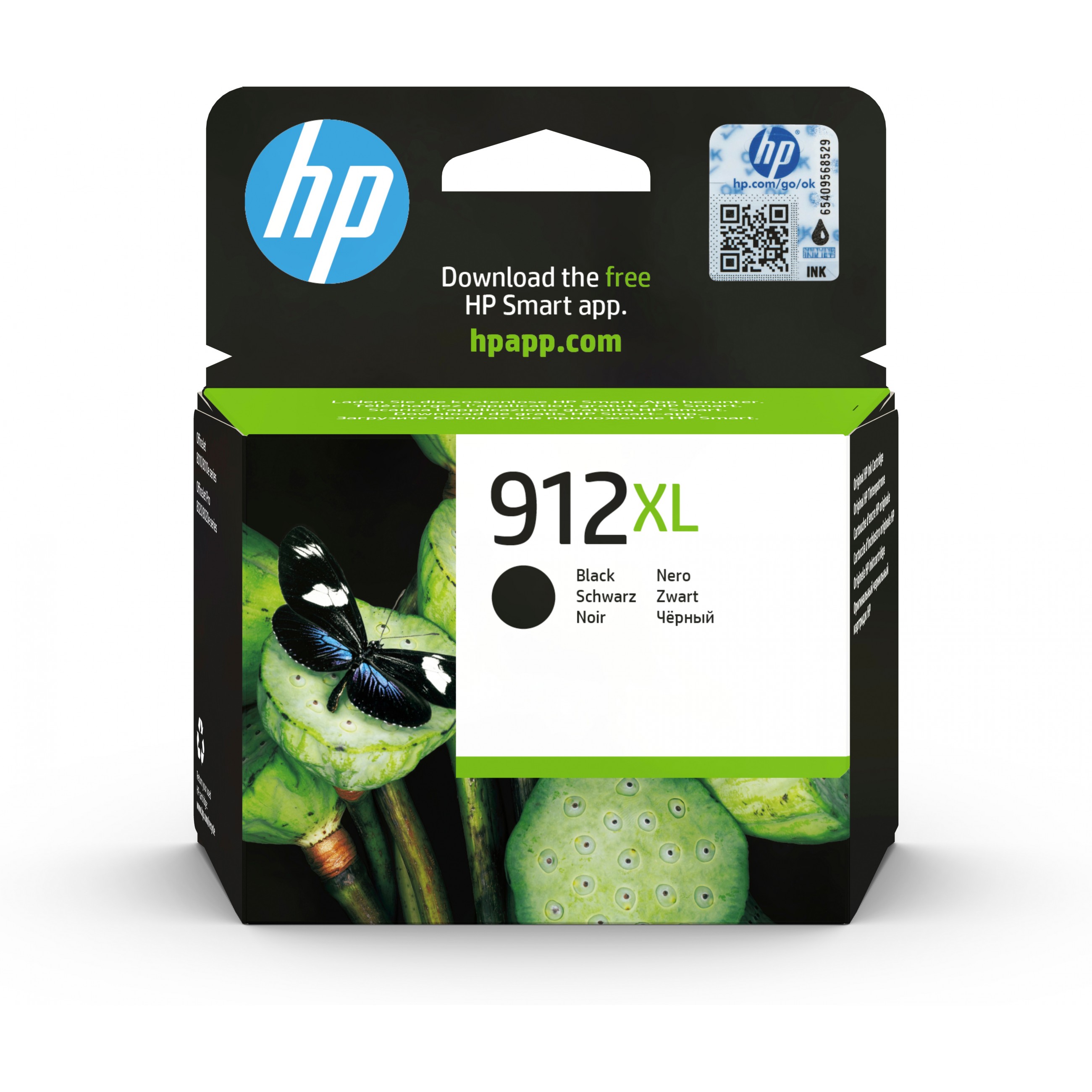 HP 912XL High Yield Black Original ink cartridge - 3YL84AE