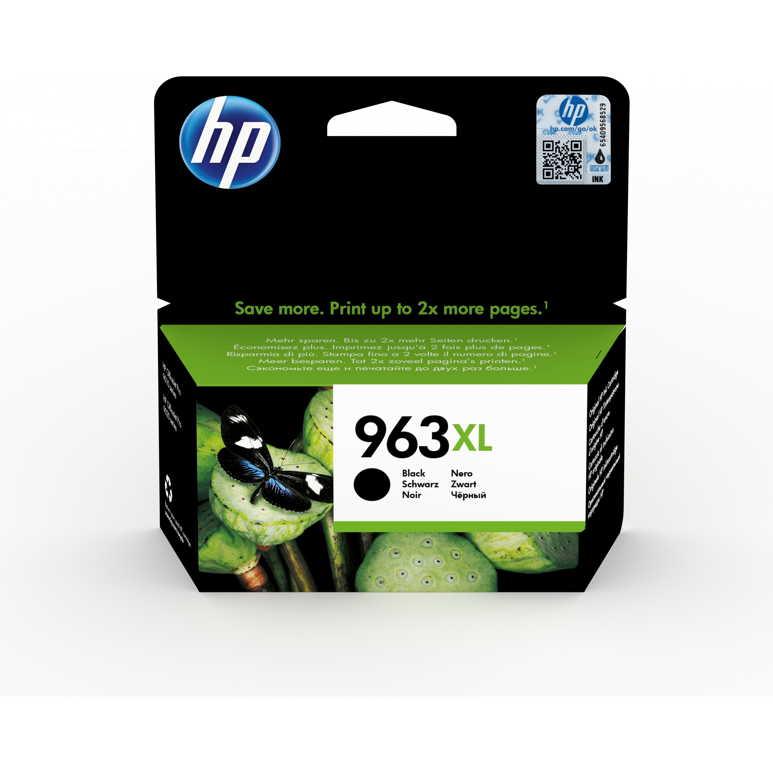HP 963XL High Yield Black Original ink cartridge - 3JA30AE#BGX