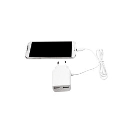 Ladegerät 240V 2+1xUSB 2,1A white LogiLink