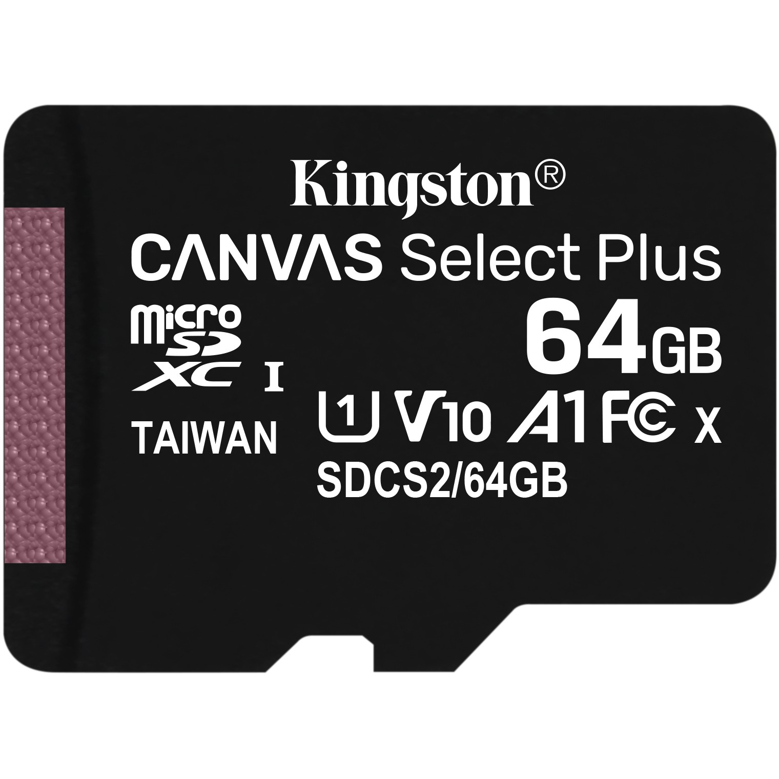 Kingston Technology Canvas Select Plus 64 GB MicroSDXC UHS-I Klasse 10