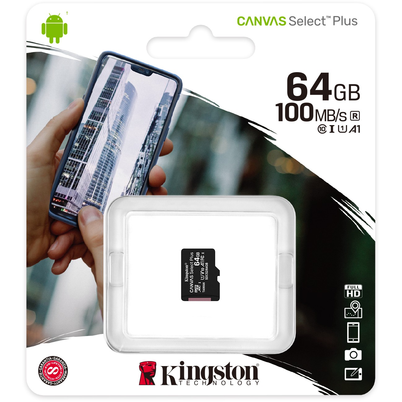 Kingston SDCS2/64GBSP, SD-Karten, Kingston Technology  (BILD3)