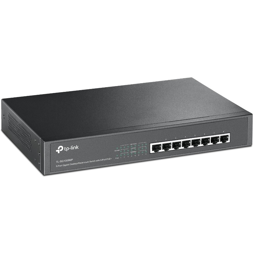 TP-Link SG1008MP, Switching Hubs, TP-Link TL-SG1008MP SG1008MP (BILD2)