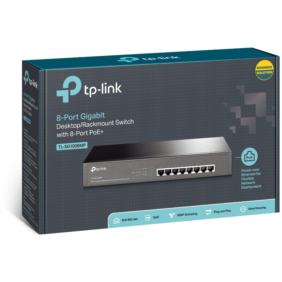 TP-Link SG1008MP, Switches, TP-Link TL-SG1008MP SG1008MP (BILD5)