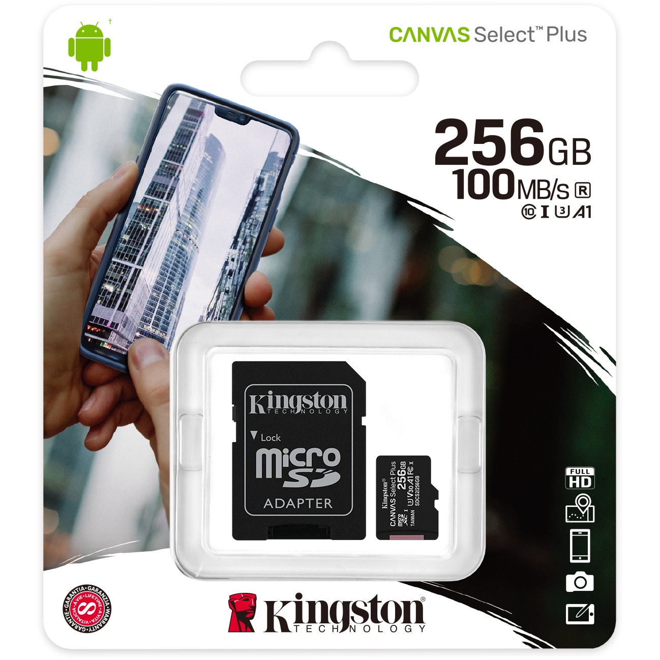 Kingston SDCS2/256GB, Speicher SD-Karten, Kingston Plus  (BILD6)