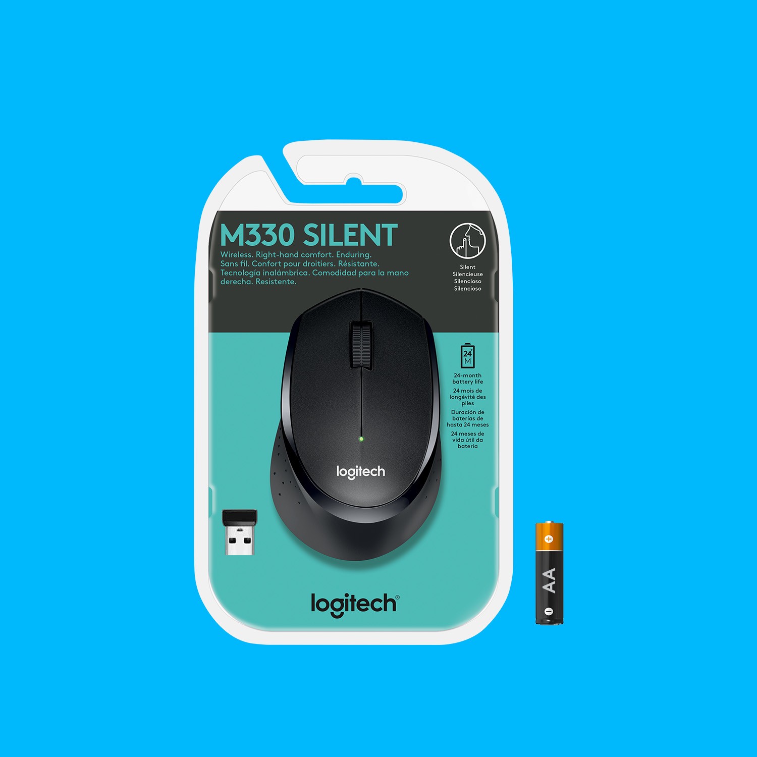 Logitech 910-004909, Mäuse, Logitech M330 Silent Plus  (BILD5)