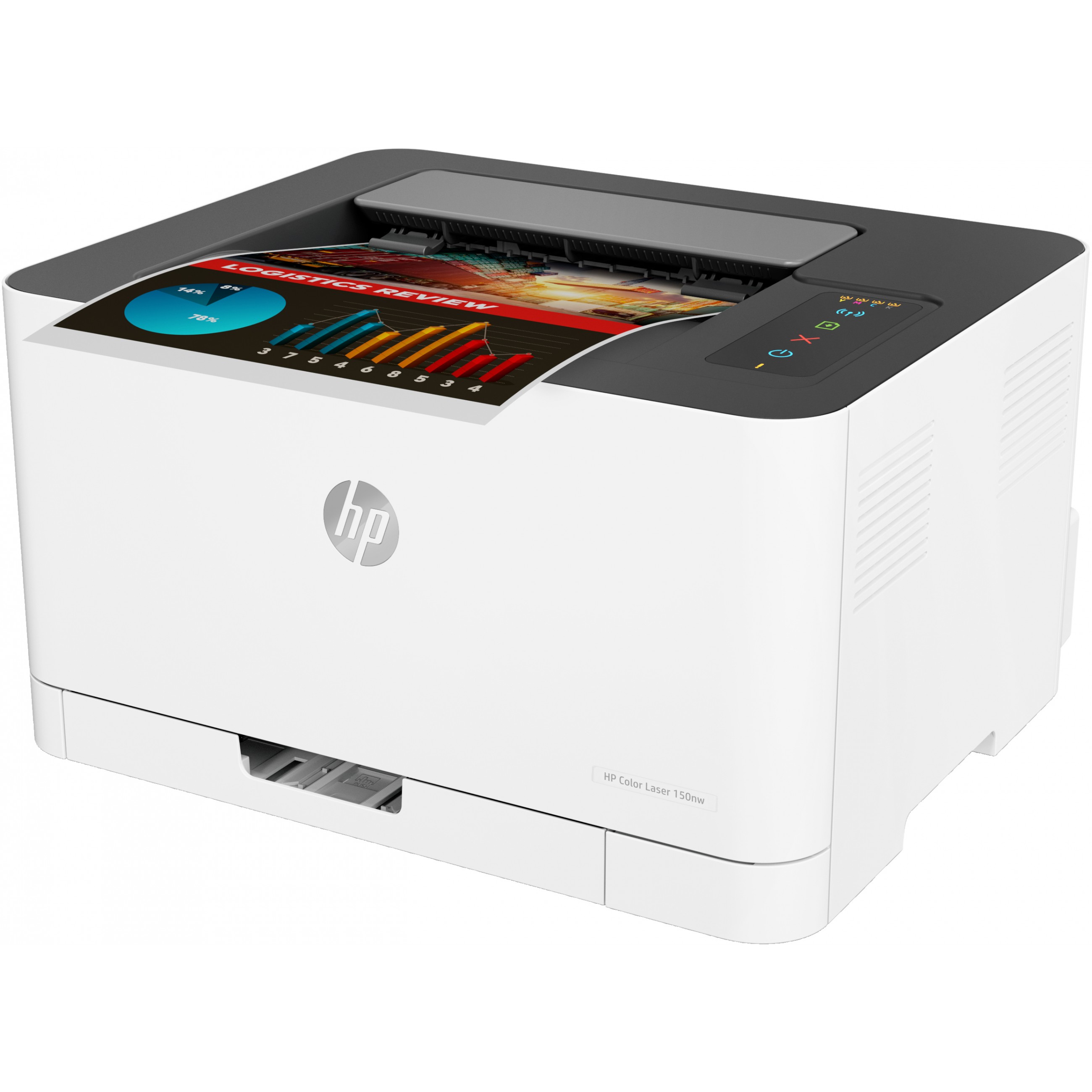 HP 4ZB95A#B19, Drucker, HP Color Laser 150nw  (BILD3)