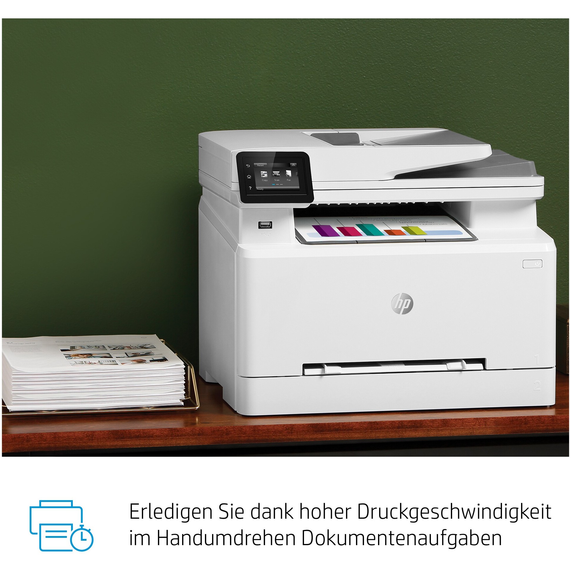 HP 7KW72A#B19, Multifunktionsdrucker, HP Color LaserJet  (BILD3)