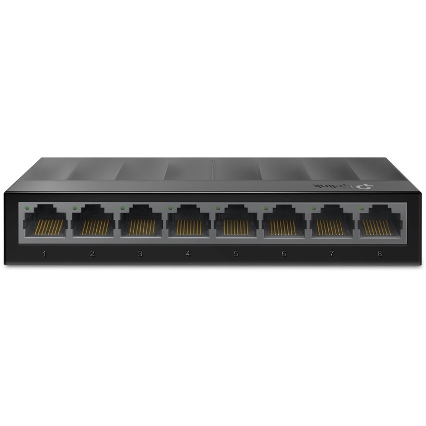 TP-Link LS1008G Unmanaged Gigabit Ethernet (10/100/1000) Schwarz