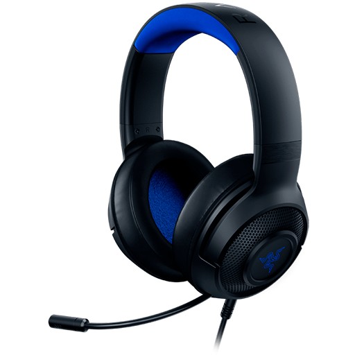 Razer Kraken X Console Kopfhörer Kabelgebunden Kopfband Gaming Schwarz Blau
