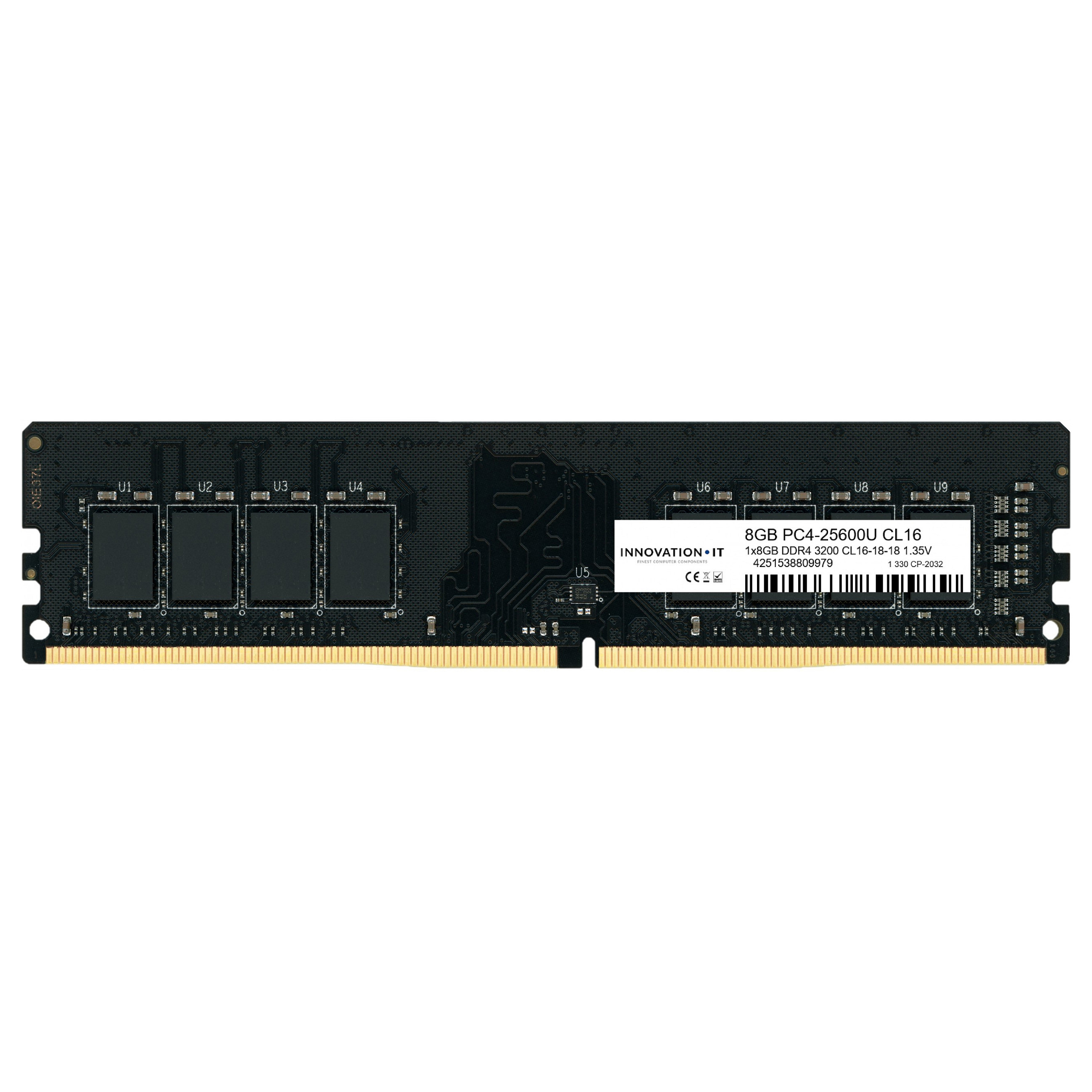Innovation IT 3200 8GB CL16-18-18 1.35V LD 8-Chip memory module