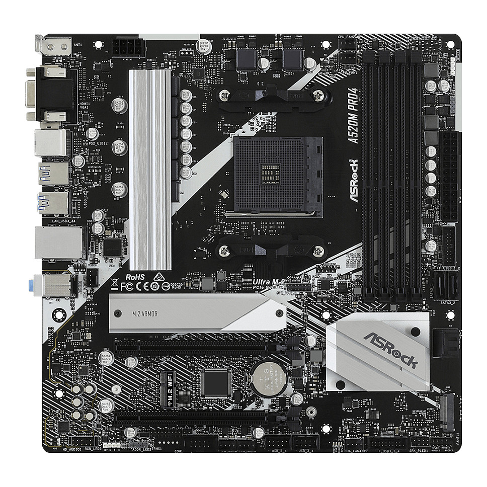 Asrock A520M Pro4