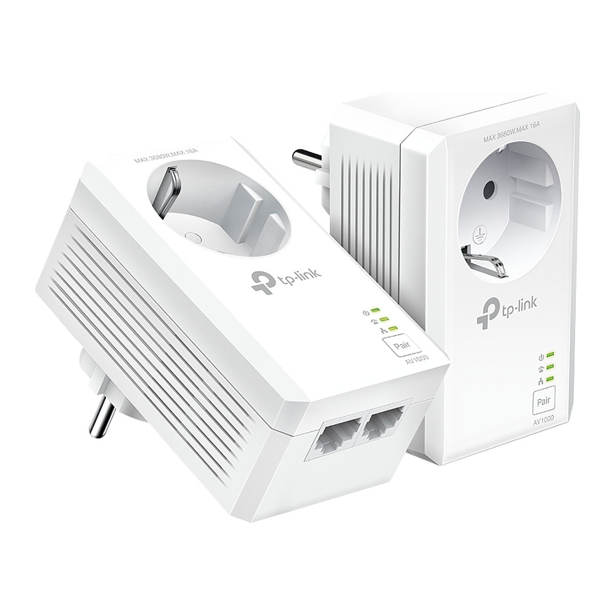 TP-LINK TL-PA7027P KIT - Bridge - Stromnetz (Powerline) 1 Gbps - 2-Port - Kabellos