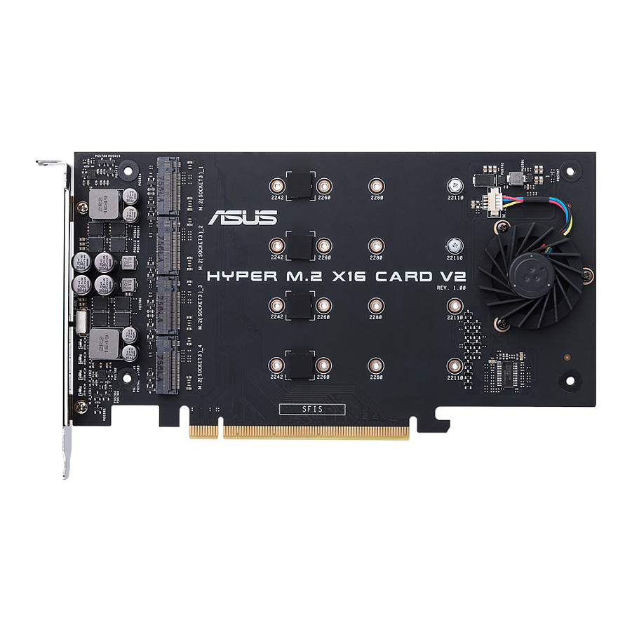 ASUS HYPER M.2 X16 CARD V2 interface cards/adapter