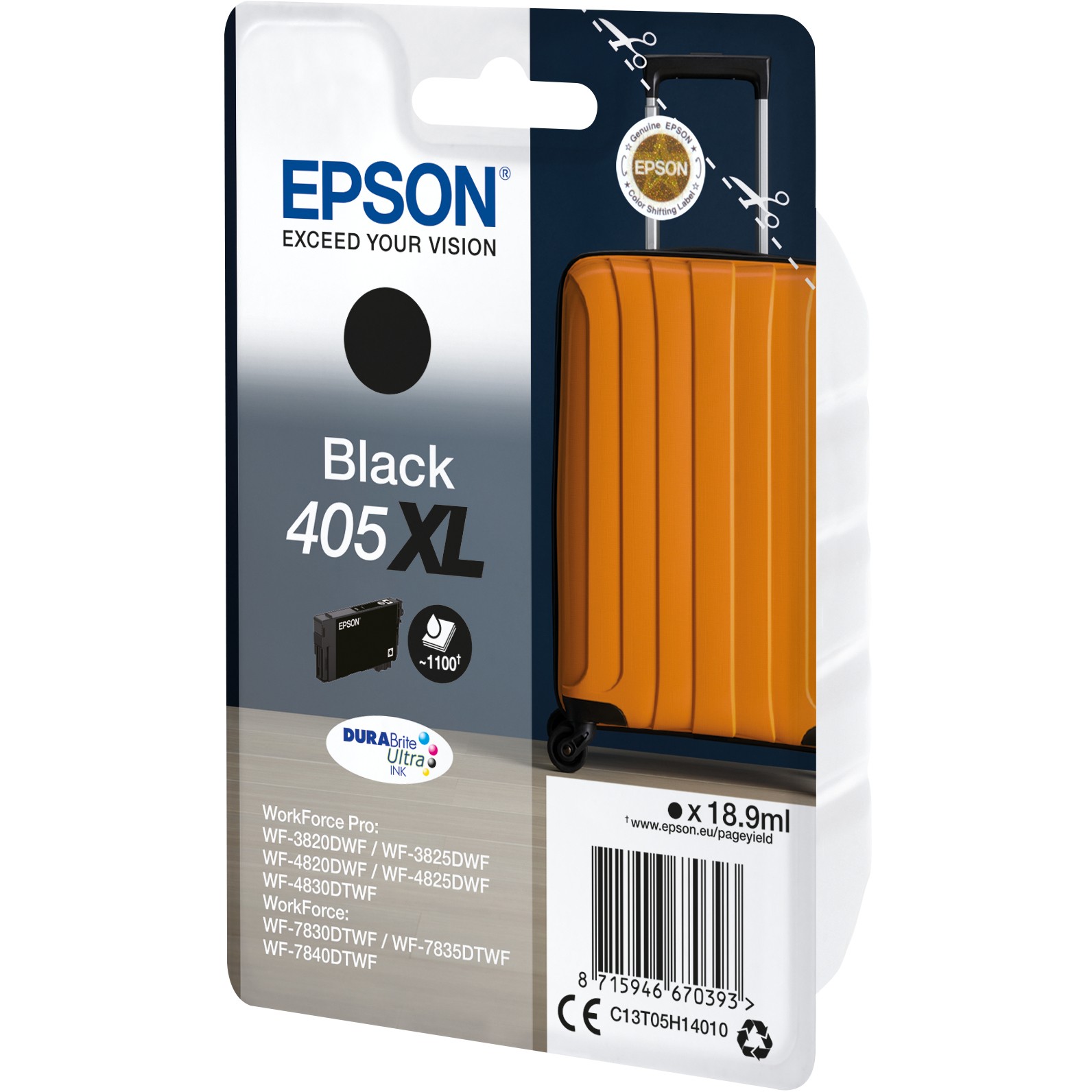 Epson 405XL DURABrite Ultra Ink ink cartridge - C13T05H14010