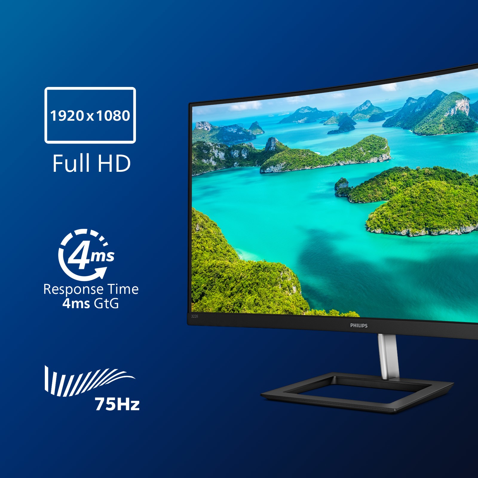 Philips E Line 322E1C/00 LED display, Philips 322E1C/00  (BILD6)