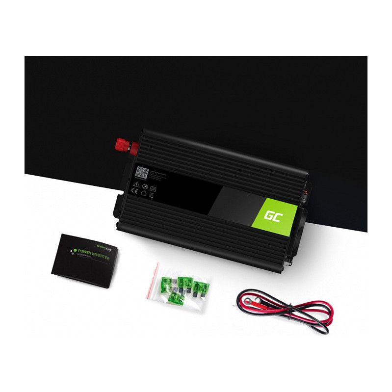 Green Cell KFZ Spannungswandler Power Inverter 24V > 230V 10000W Black