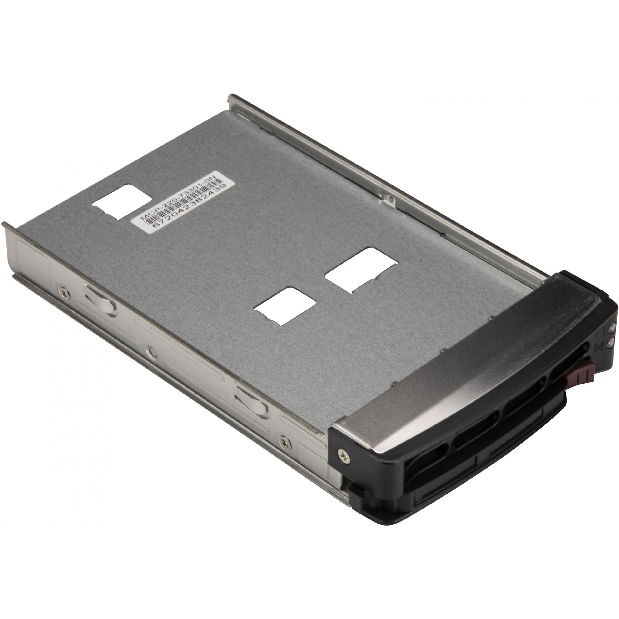 Supermicro MCP-220-73301-0N Speicherlaufwerksgehäuse HDD / SSD-Gehäuse Schwarz Edelstahl 3.5 Zoll