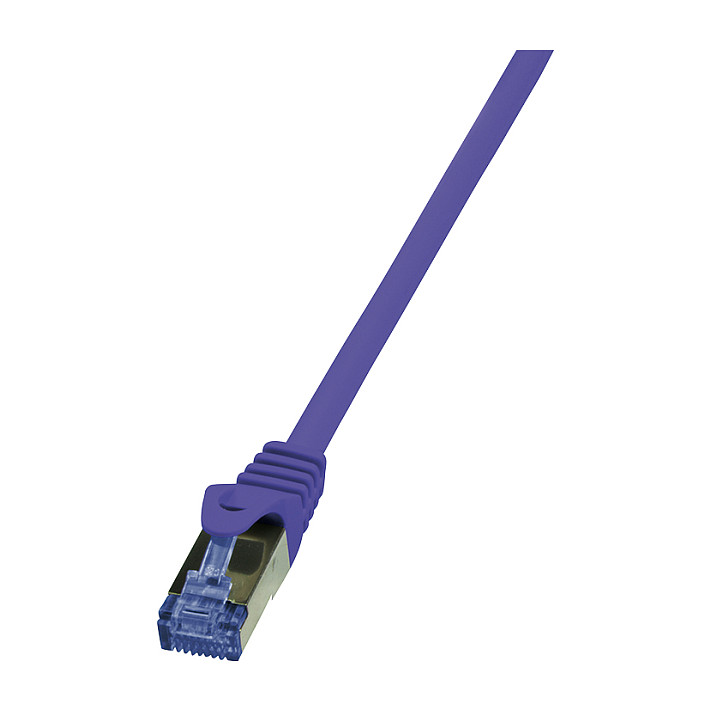 LogiLink Patchkabel, Kat. 6A, S/FTP, 2,0 m, violett