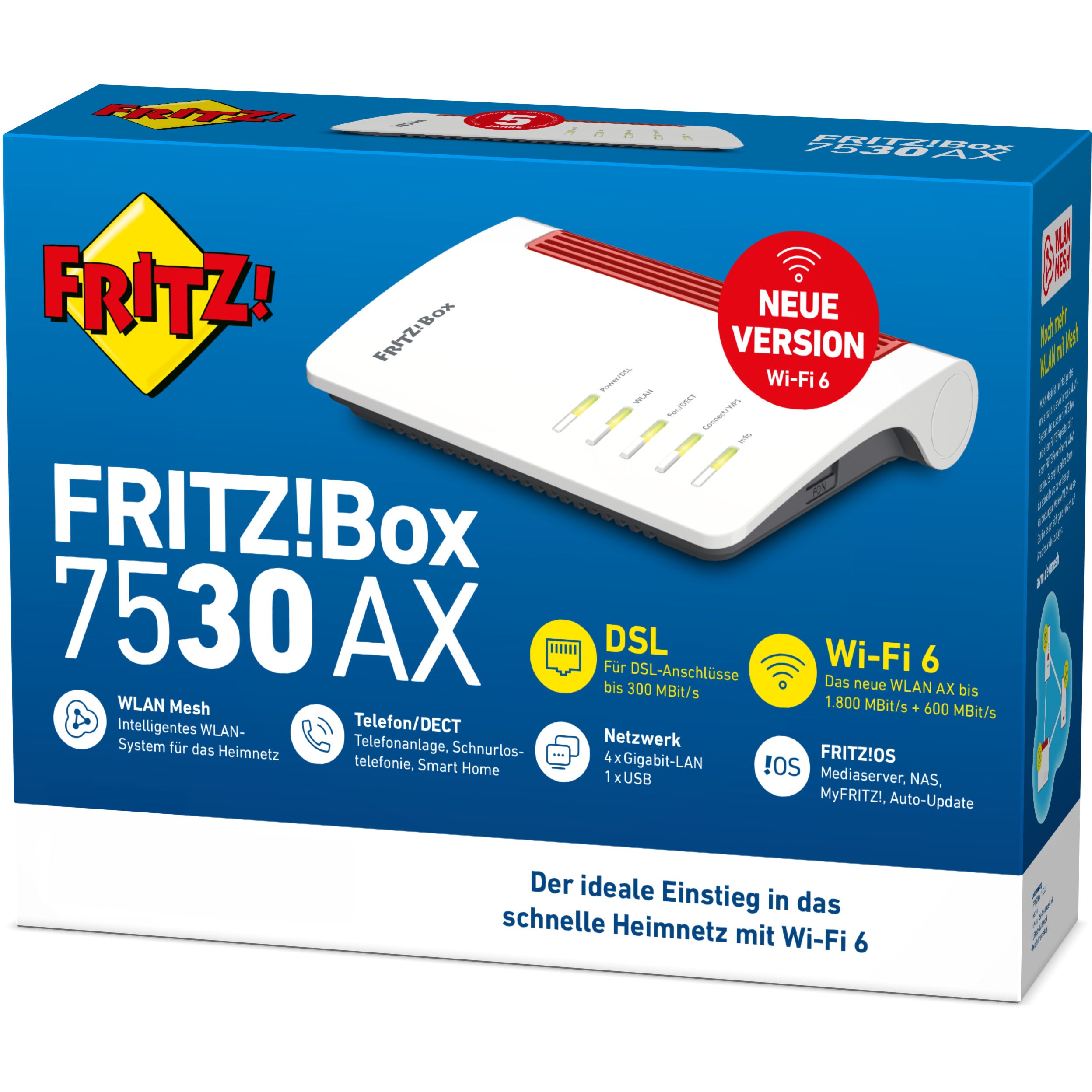 AVM 20002930, Router, FRITZ!Box 7530 AX wireless router 20002930 (BILD6)