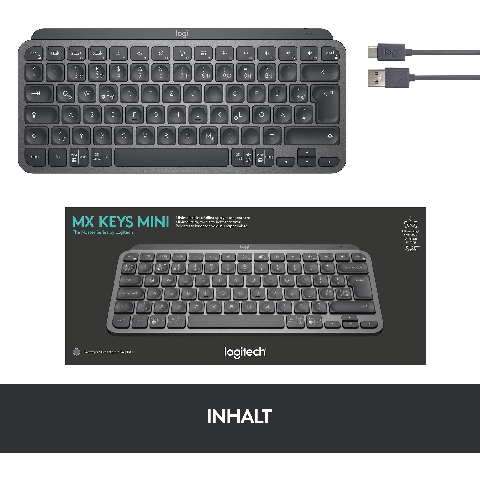 Logitech 920-010479, Tastaturen, Logitech MX Keys Mini  (BILD6)