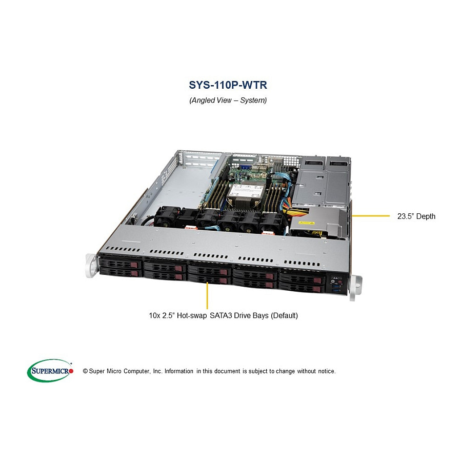 Supermicro SYS-110P-WTR server