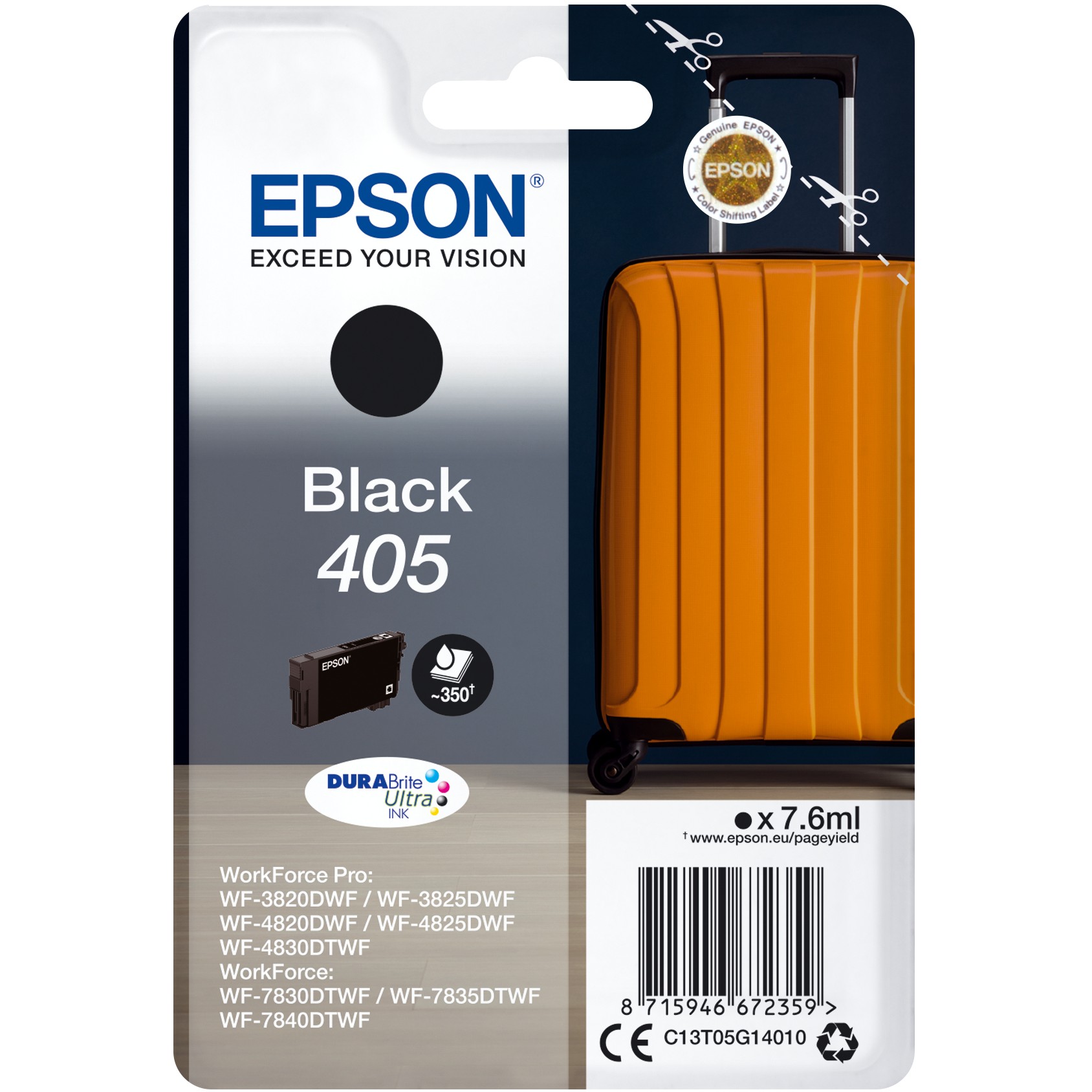 Epson 405 DURABrite Ultra Ink ink cartridge - C13T05G14010
