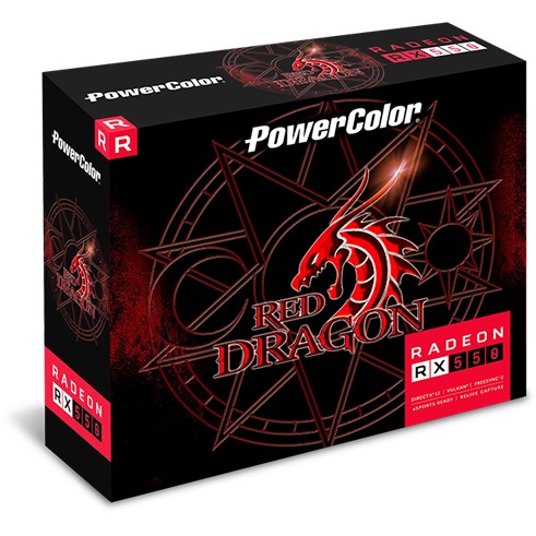 PowerColor Red Dragon AXRX 550 4GBD5-HLE graphics card, AXRX 550 (BILD3)