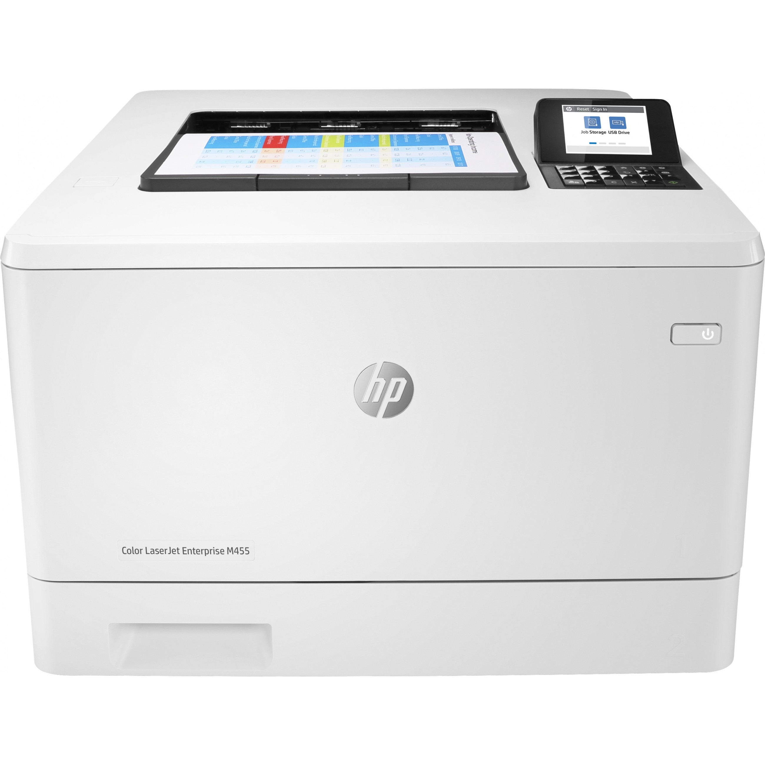 HP Color LaserJet Enterprise M455dn Farbe Drucker für Kleine & mittelständische Unternehmen Drucken Kompakte Größe Hohe Sicherheit Energieeffizient Beidseitiger Druck
