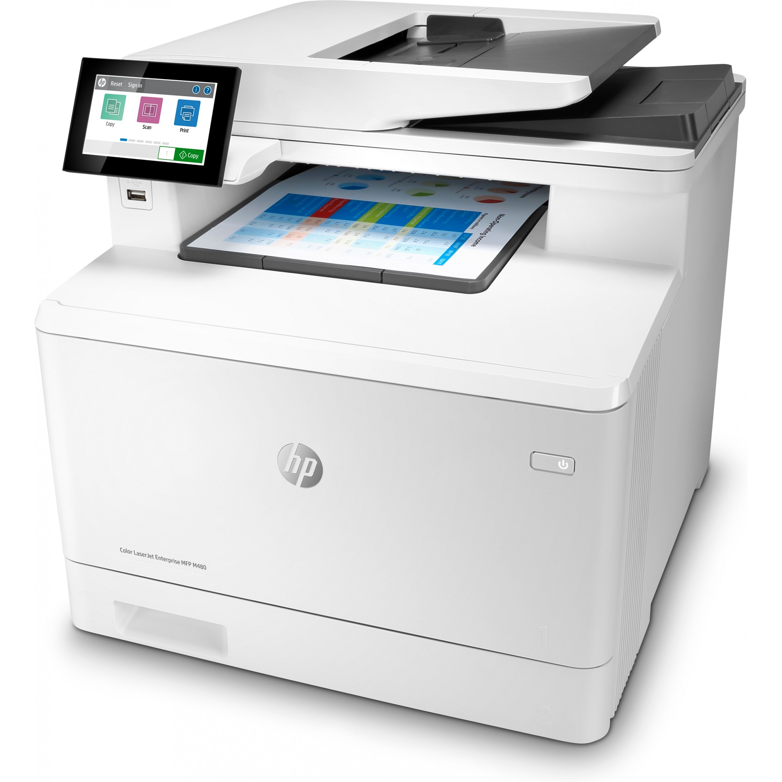 HP 3QA55A#B19, Multifunktionsdrucker, HP Color LaserJet  (BILD2)
