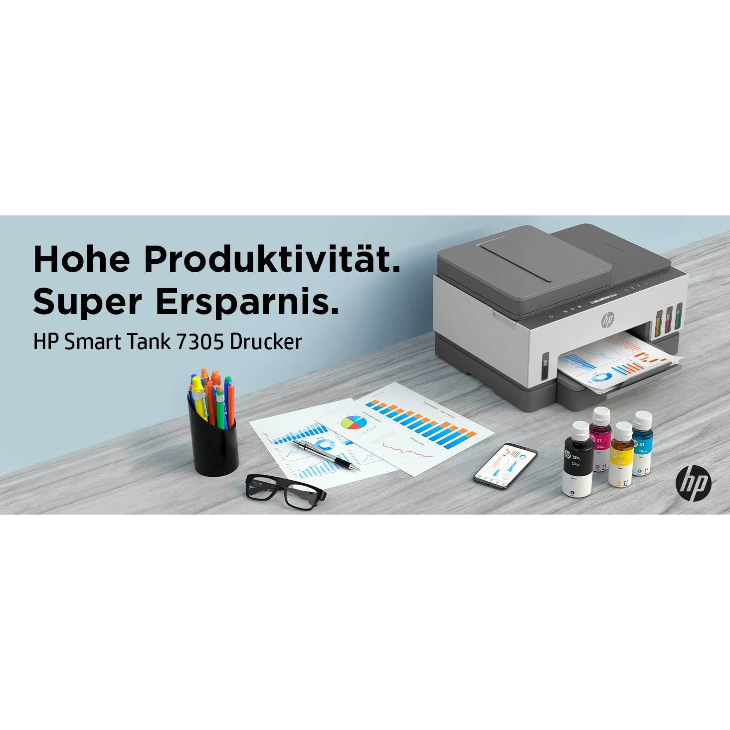 HP 28B75A#BHC, Multifunktionsdrucker, HP Smart Tank 7305  (BILD6)