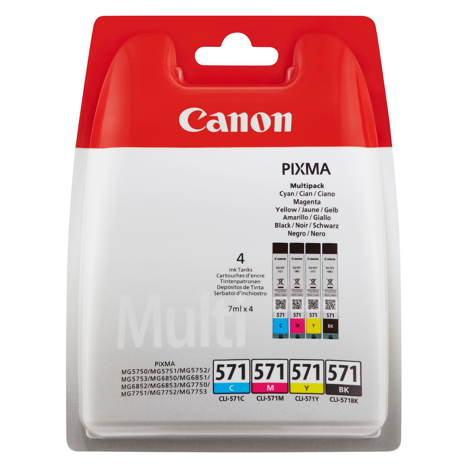 Canon CLI-571 Multipack ink cartridge Tinte