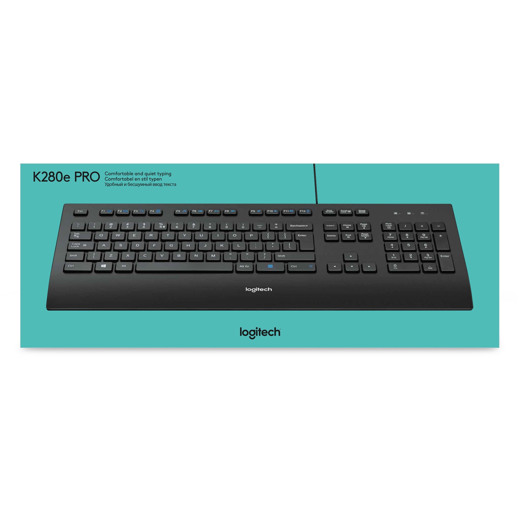 Logitech 920-005217, Tastaturen, Logitech K280E Pro f/  (BILD5)