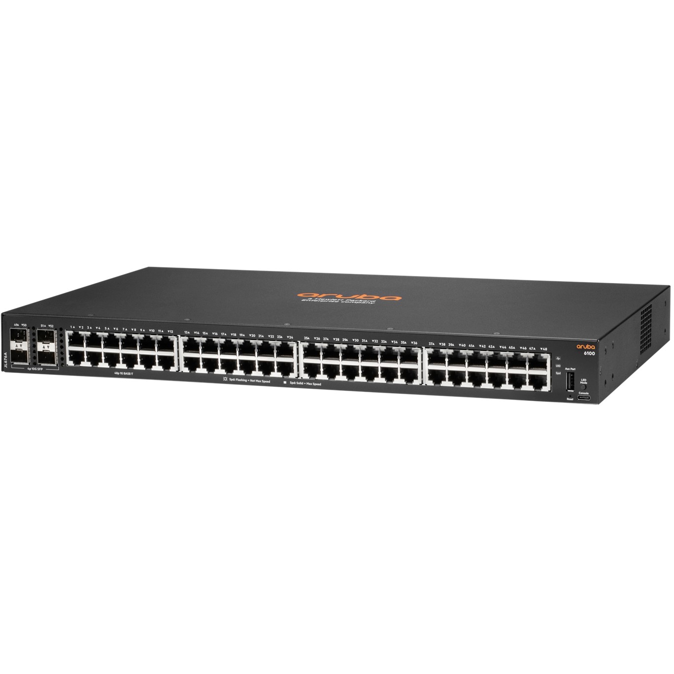 HP Enterprise JL676A#ABB, Switching Hubs, Aruba 6100 48G  (BILD2)