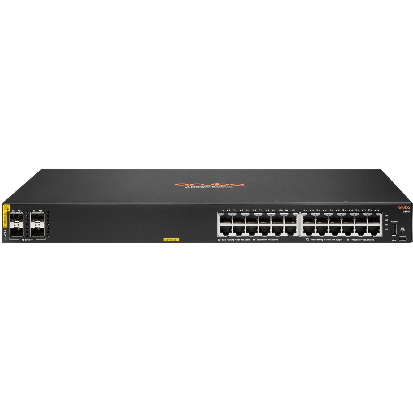 HP Enterprise JL677A#ABB, Switches, Aruba 6100 24G PoE  (BILD1)