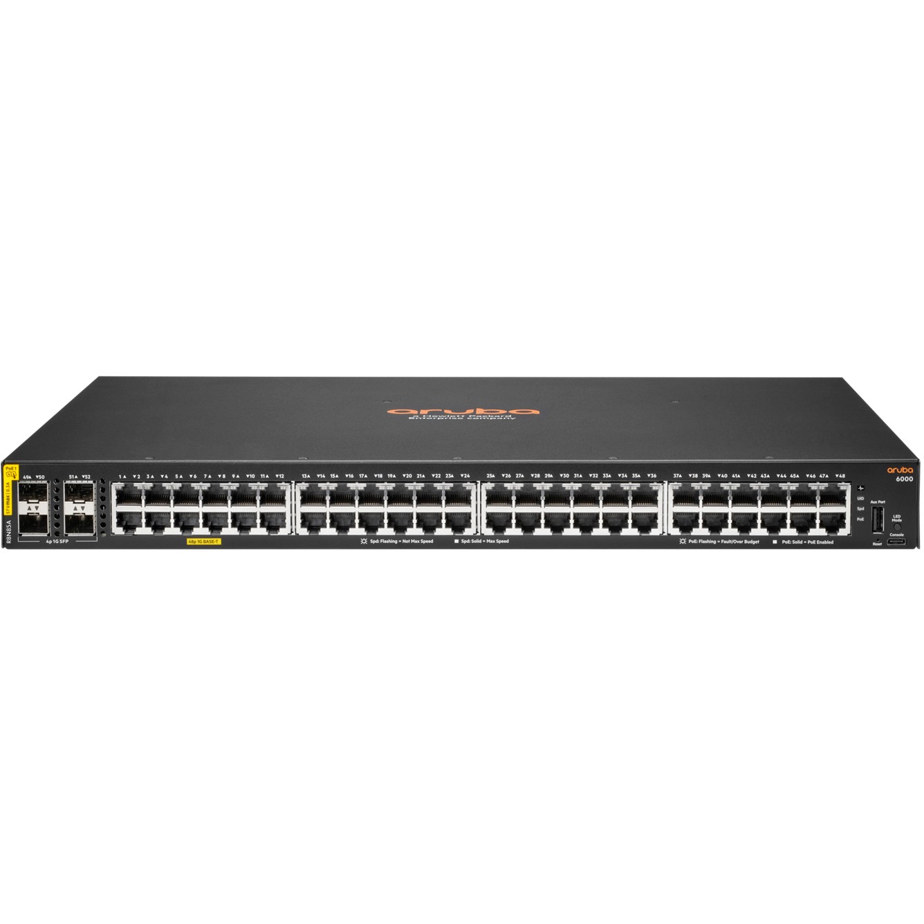 HP Enterprise R8N85A#ABB, Switching Hubs, Aruba 6000 48G  (BILD1)