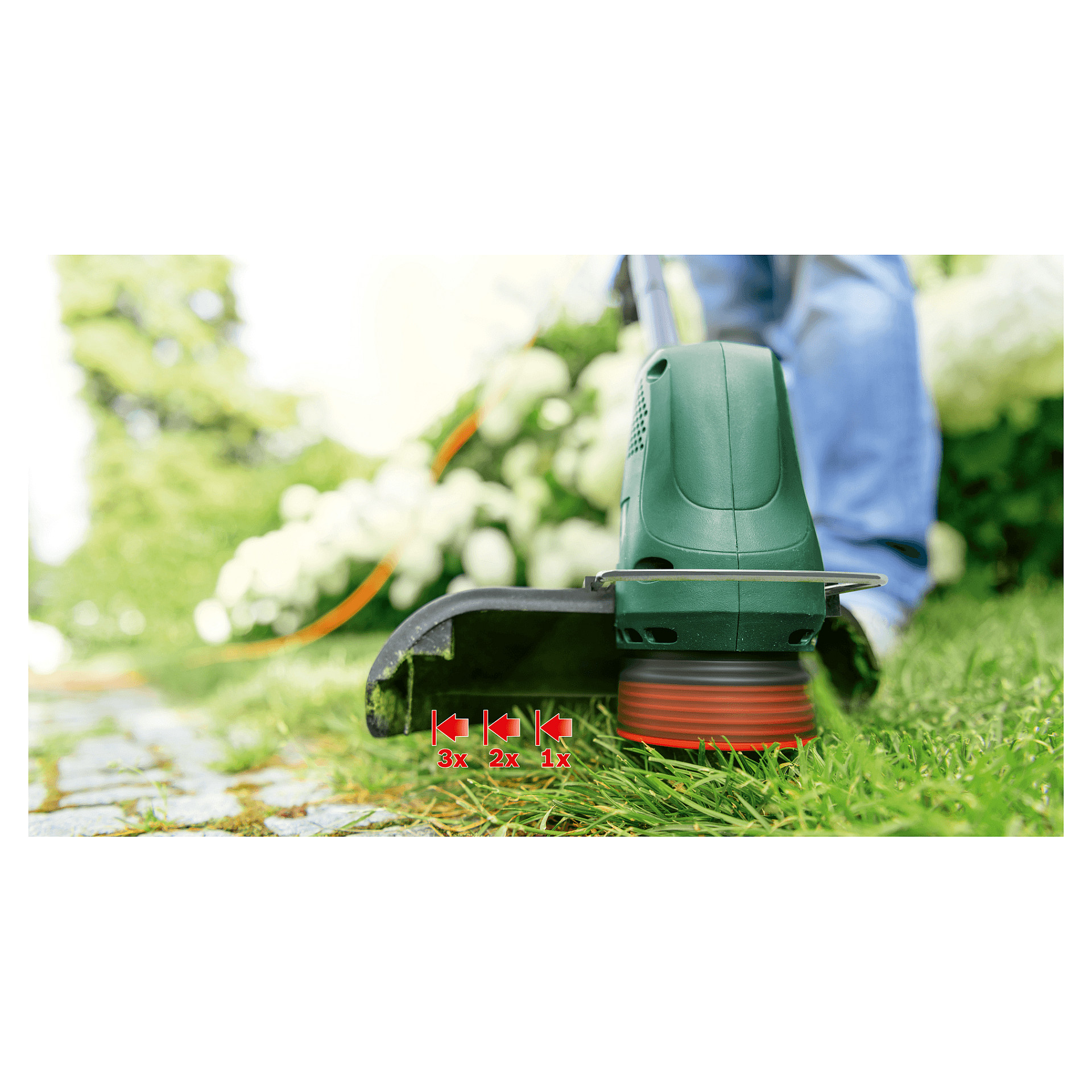 WZ Bosch EasyGrassCut 23 Elektro-Rasentrimmer (280 Watt, Schnittkreisdurchmesser 23 cm)