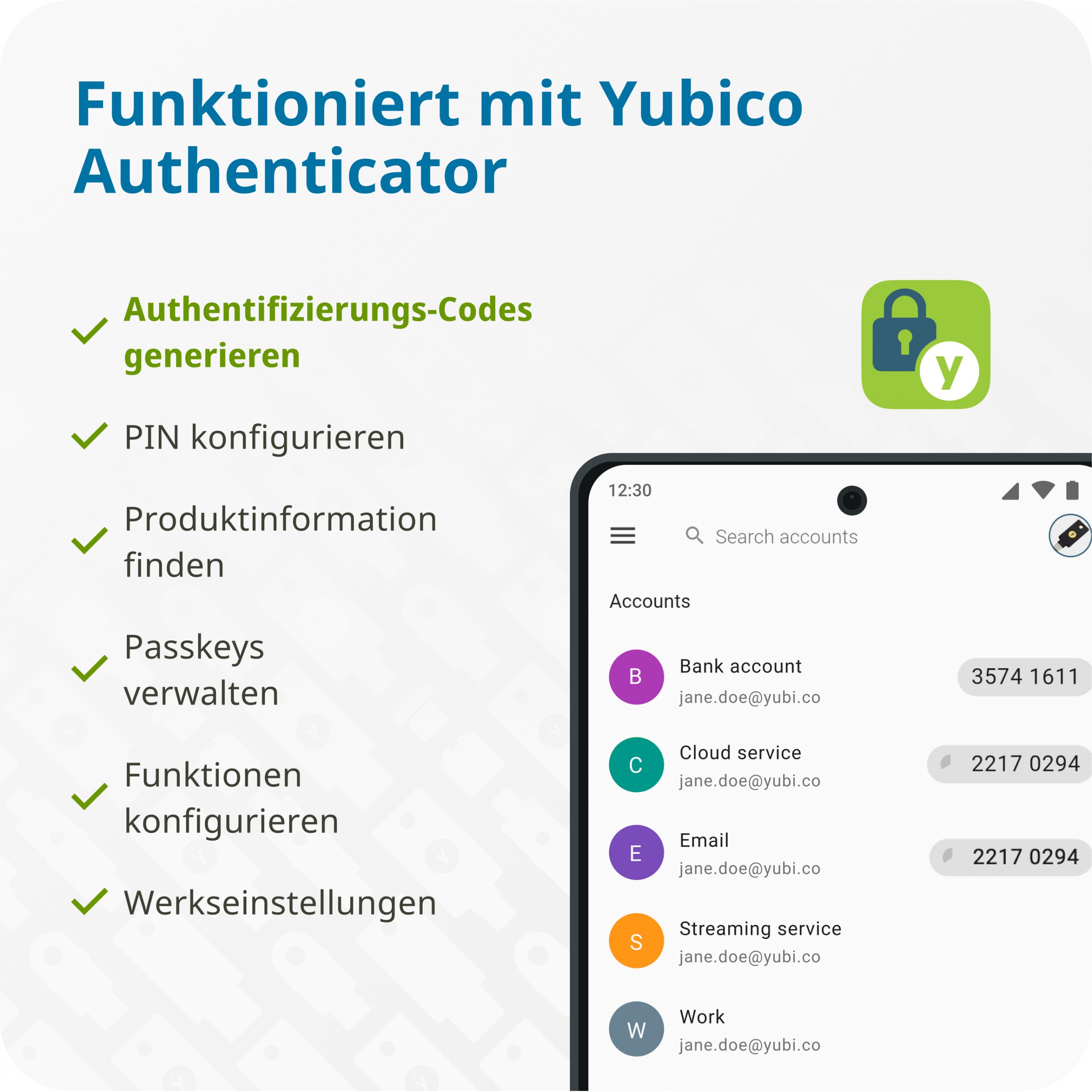 Yubico YubiKey 5C NFC, YUBICO 5060408462331  (BILD5)