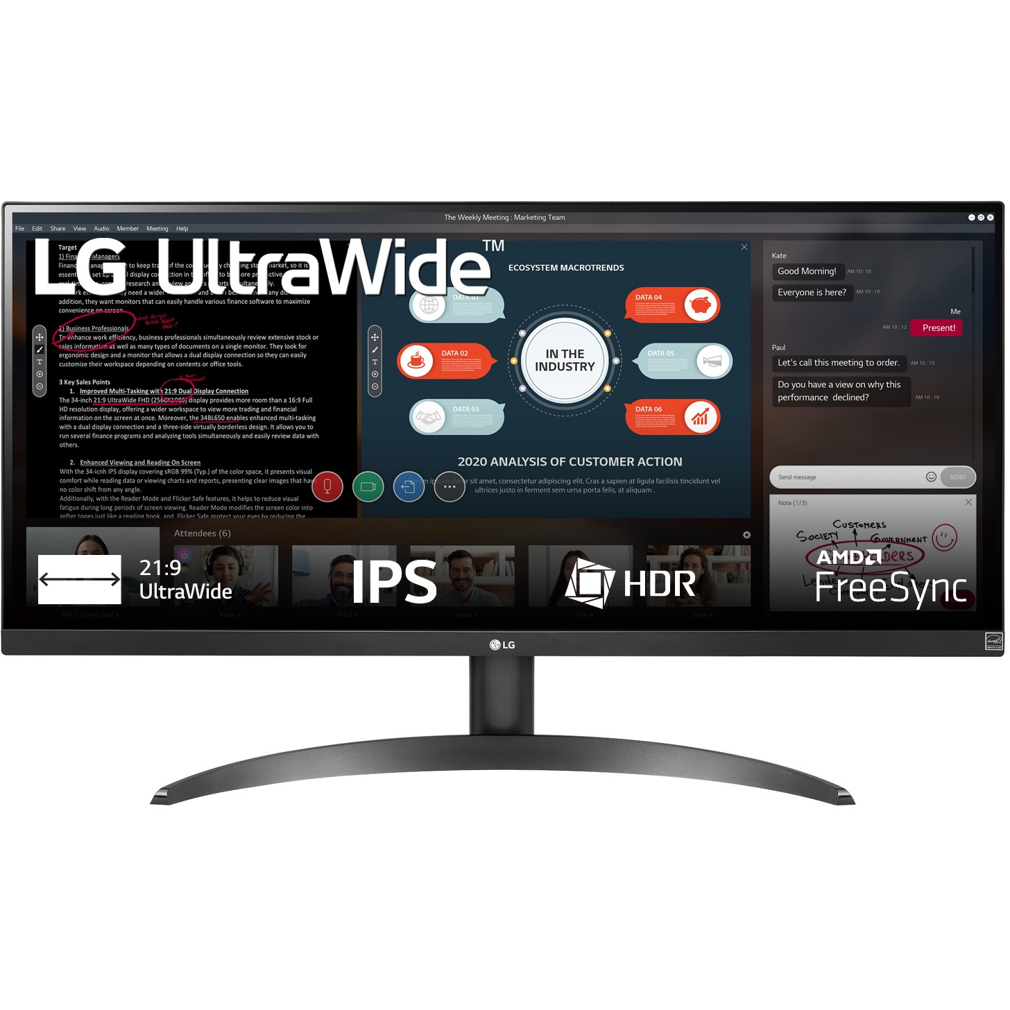 LG 29WP500-B computer monitor