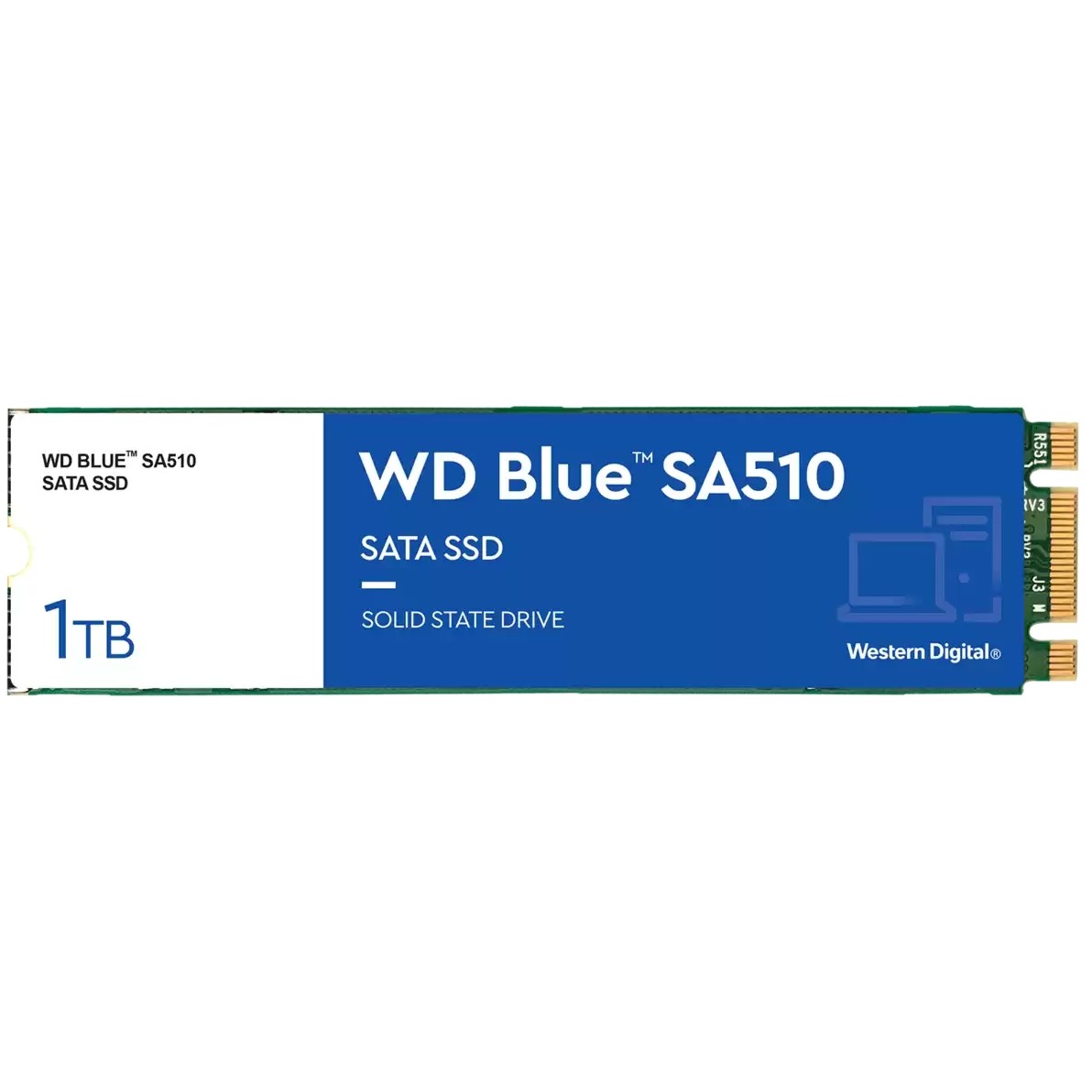 Western Digital WDS100T3B0B, Interne SSDs, Western Blue  (BILD1)